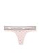 Бавовняні трусики тонг Victoria's Secret Logo Cotton Thong Panty 602114QFT фото 3