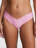 Бесшовные трусики тонг PINK No-Show High-Leg Thong Panty 121068QCX фото