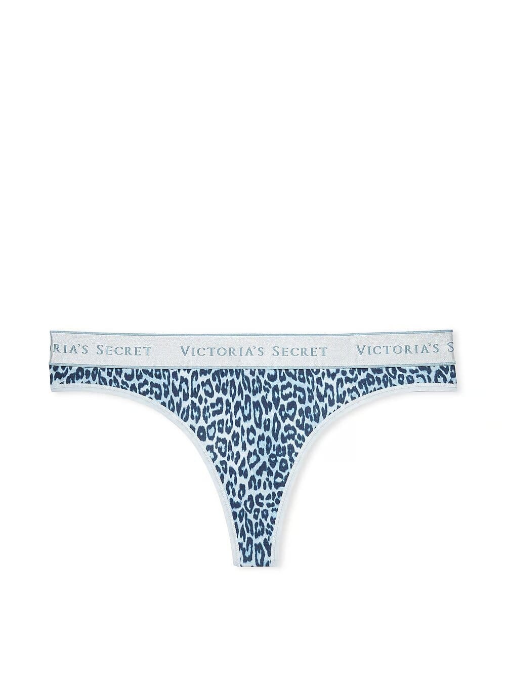 Хлопковые трусики тонг Victoria's Secret Logo Cotton Thong Panty 415918QEV фото