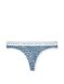 Хлопковые трусики тонг Victoria's Secret Logo Cotton Thong Panty 415918QEV фото 3