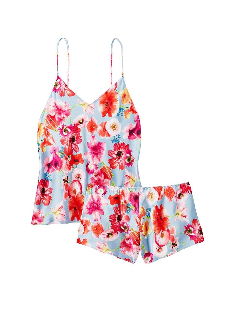 Комплект для сну Victoria's Secret Draped Back Jacquard Cami Set (Floral) 532296QHC фото