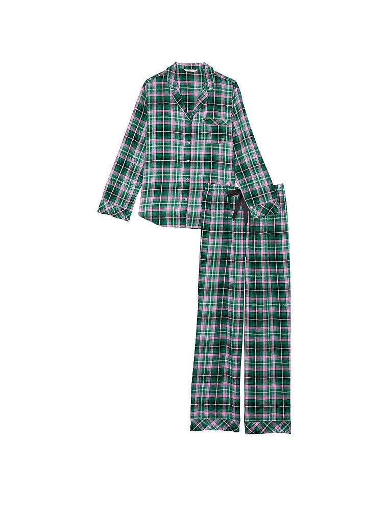 Фланелева піжама VICTORIA'S SECRET Flannel Long PJ Set 817384RBP фото