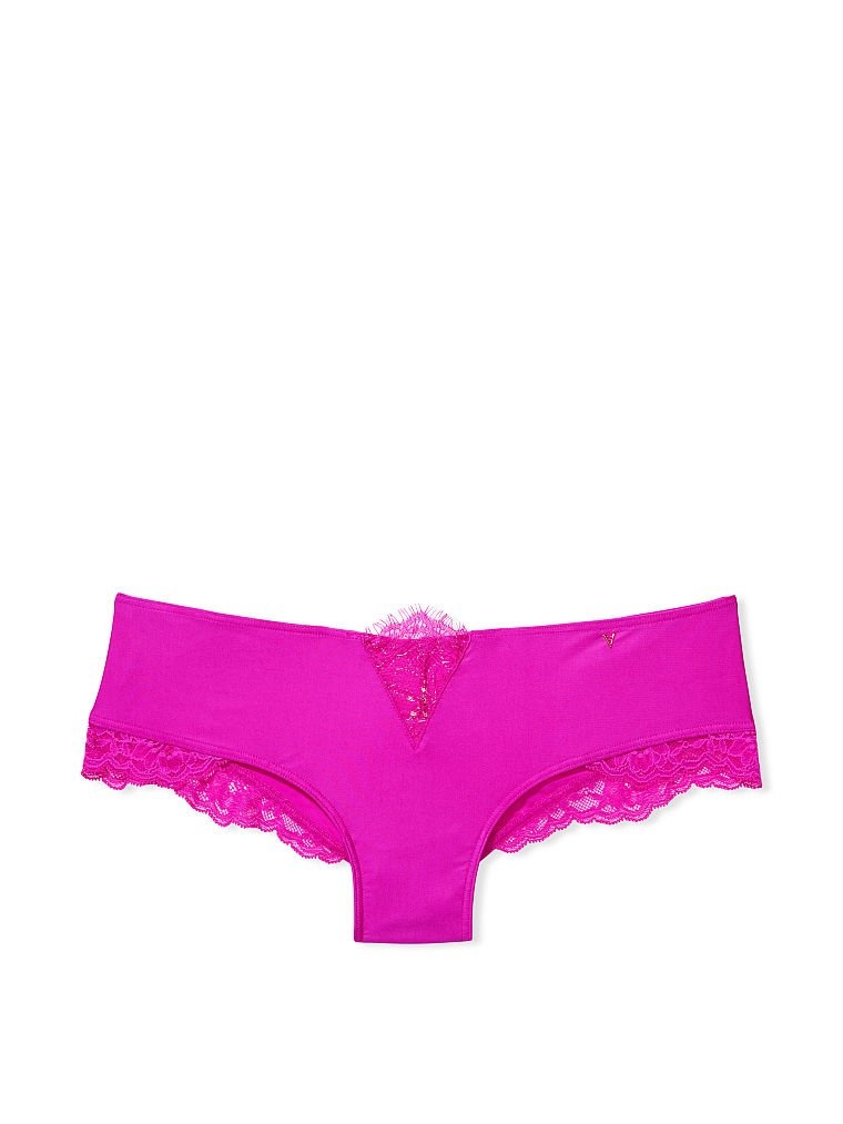 Трусики чики Victoria's Secret Very Sexy Lace Insert Cheeky Panty 995171QB6 фото
