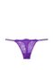 Трусики тонг Victoria's Secret Very Sexy Subtle Shine Lace Thong Panty (Violet) 995187QCJ фото 1