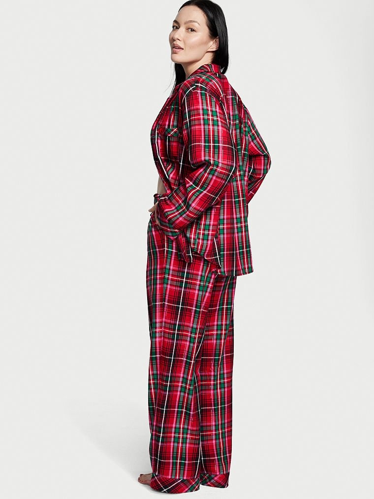 Фланелева піжама Victoria's Secret Flannel Long Pajama Set 817384R5M фото