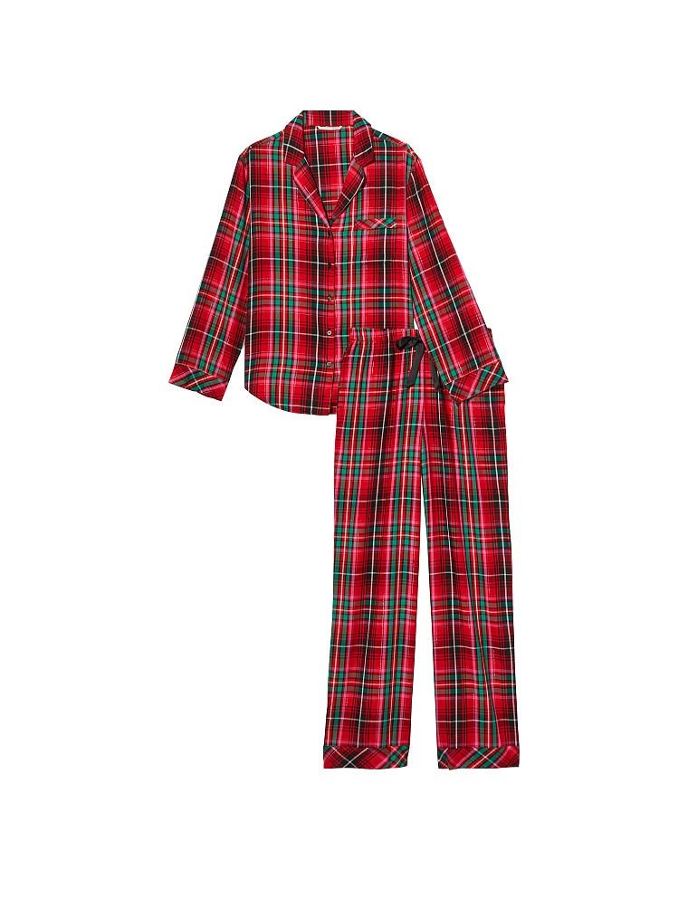 Фланелевая пижама Victoria's Secret Flannel Long Pajama Set 817384R5M фото