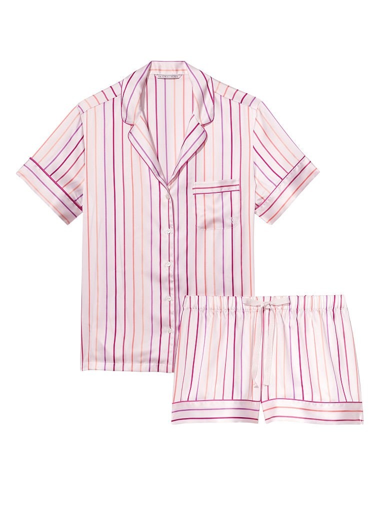 Пижама Victoria's Secret Satin Short Pajama Set 406058QVB фото