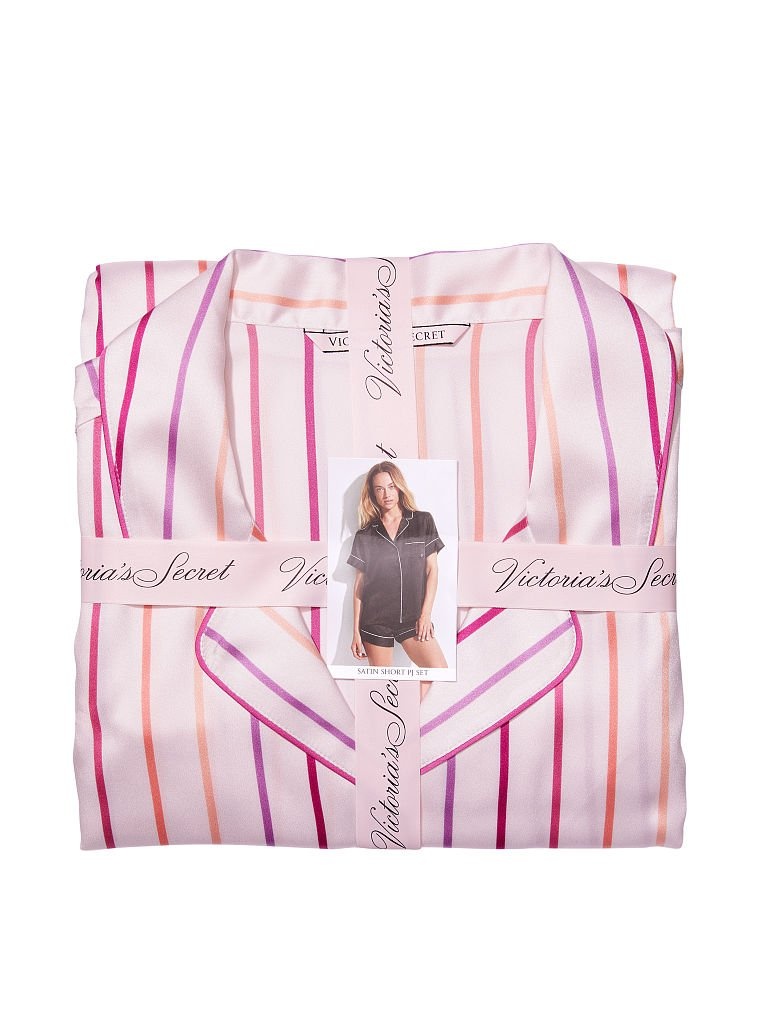 Пижама Victoria's Secret Satin Short Pajama Set 406058QVB фото