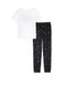 Піжама Victoria`s Secret Cotton & Flannel Long PJ Set (Black Stars) 411552Y04 фото 3