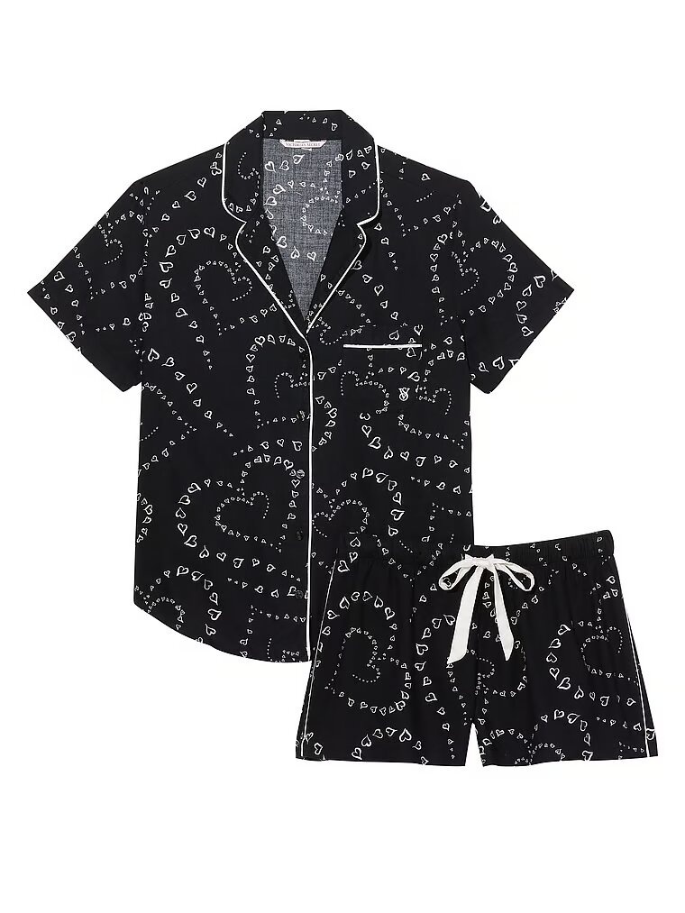 Піжама Victoria's Secret Flannel Short Pajama Set 185241QJK фото