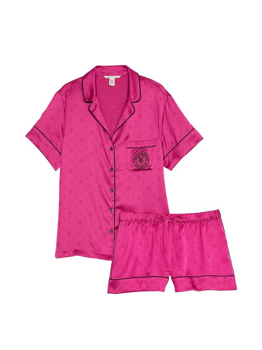 Піжама Victoria's Secret Satin Short Pajama Set 417474QAX фото