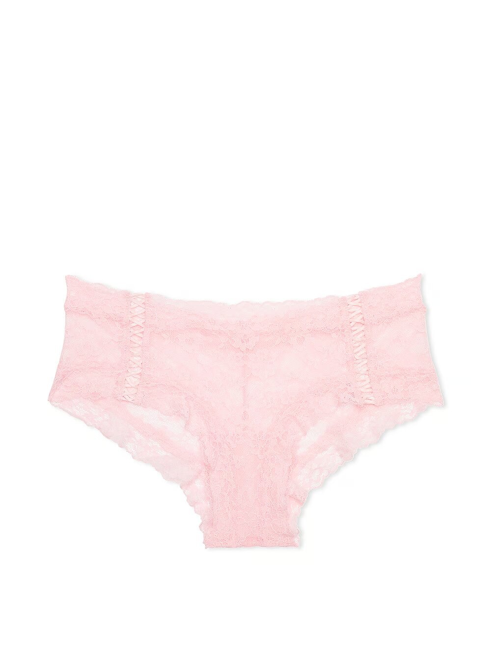 Трусики чіки Victoria's Secret Floral Lace Cheeky Panty 415981QCJ фото