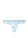 Хлопковые трусики тонг Victoria's Secret Logo Cotton Thong Panty 410903QAF фото 3