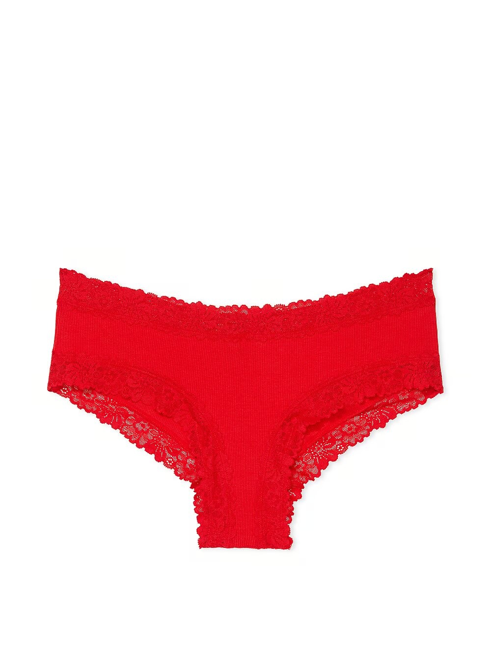 Бавовняні трусики чіки PINK Wink Lace-Trim Cheeky Panty 419753QD4 фото