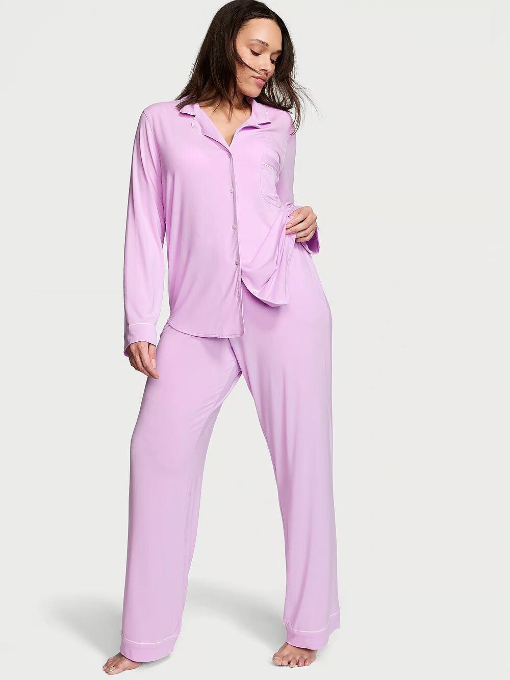 Піжама Victoria's Secret Modal Long PJ Set 406064QNB фото