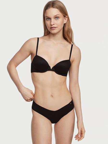 Бесшовные трусики тонг Victoria's Secret No-Show Thong Panty 416297QB4 фото