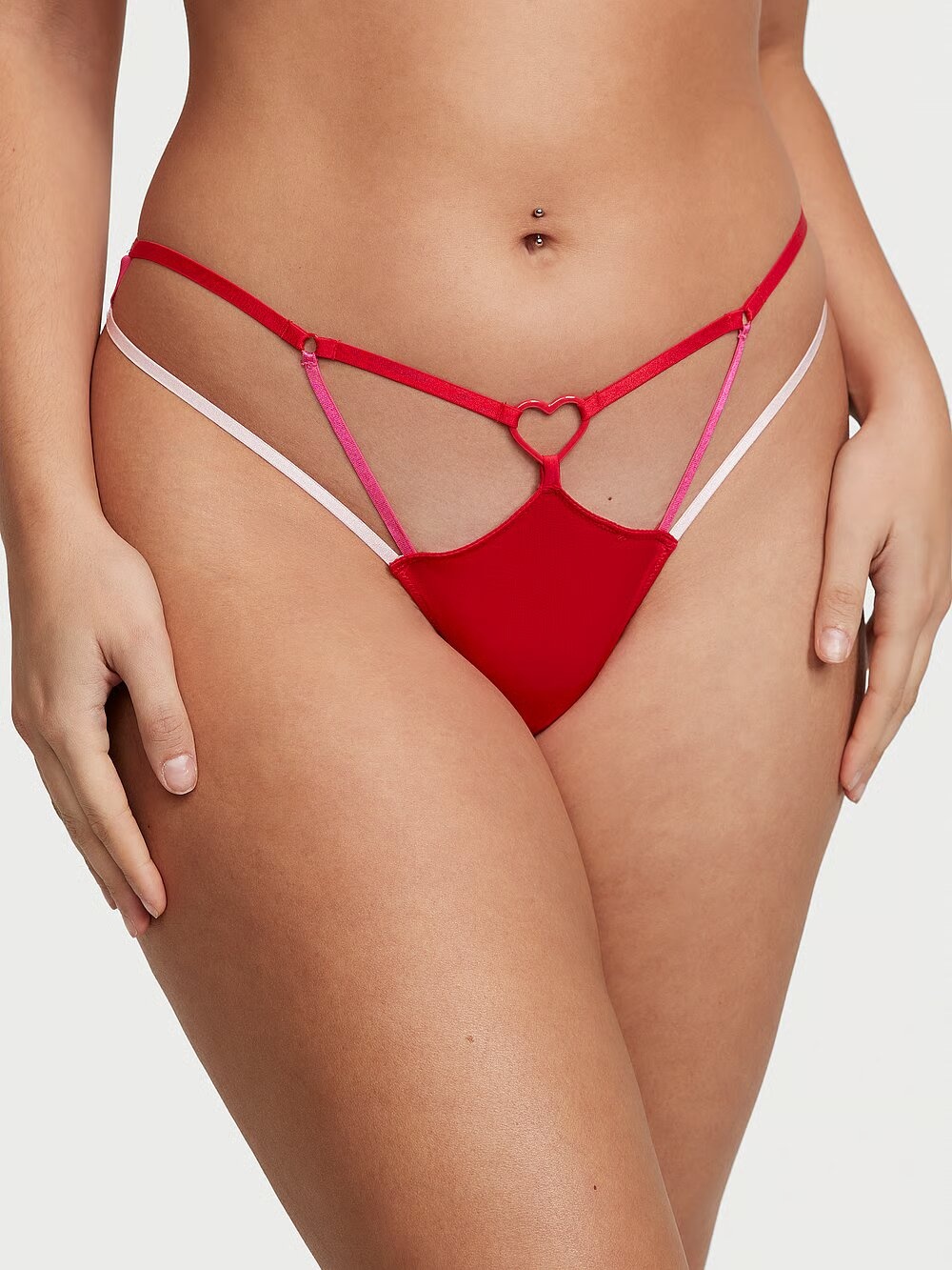 Трусики тонг Victoria's Secret VERY SEXY Heartware Strappy Thong Panty 189691QD4 фото