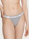 Хлопковые трусики Victoria's Secret COTTON Logo Cotton Tanga Panty 415900QBV фото 1