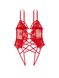 Відкритий боді Victoria's Secret VERY SEXY Fishnet Floral Triangle Crotchless Teddy 422027QD4 фото 3