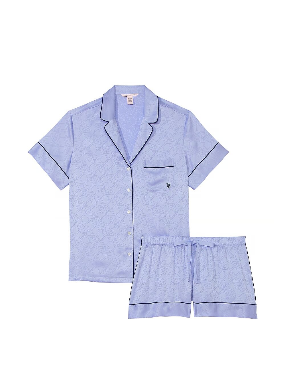 Піжама Victoria's Secret Satin Short Pajama Set 194567QD2 фото