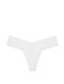 Бавовняні трусики тонг Victoria's Secret Lace-Waist Cotton Thong Panty 415955QBF фото 3