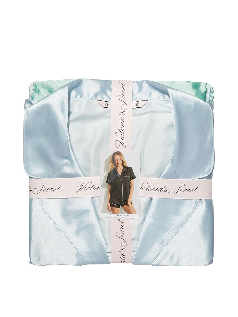 Пижама Victoria's Secret Satin Short Pajama Set 10560 фото