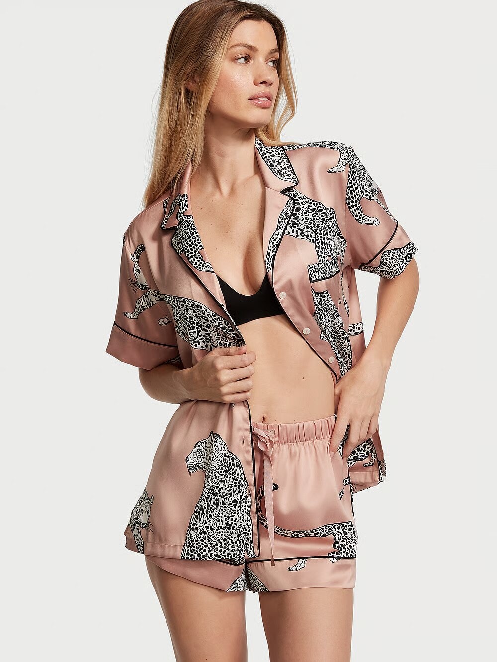 Пижама Victoria's Secret Satin Short Pajama Set 406058R7J фото