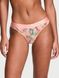 Хлопковые трусики тонг Victoria's Secret Logo Cotton Thong Panty 415918QCP фото 1