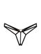 Відкриті трусики тонг Victoria's Secret Very Sexy Crotchless Heartware Strappy V-String Panty 204768QB4 фото 3