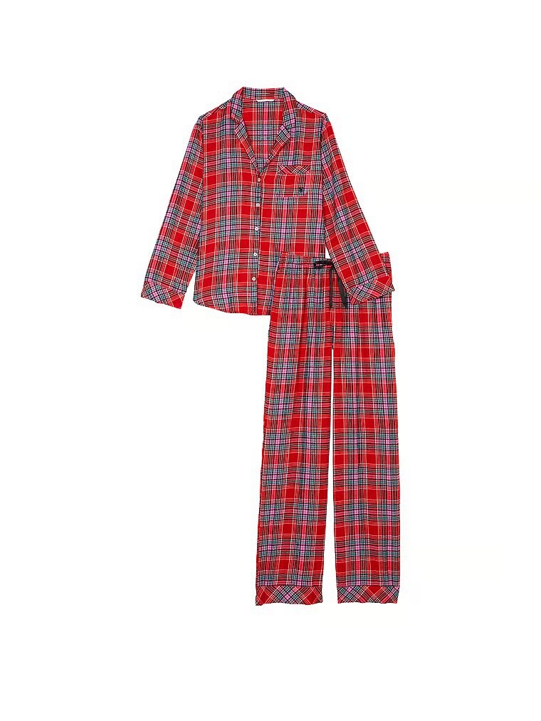 Фланелева піжама VICTORIA'S SECRET Flannel Long PJ Set 817384REC фото