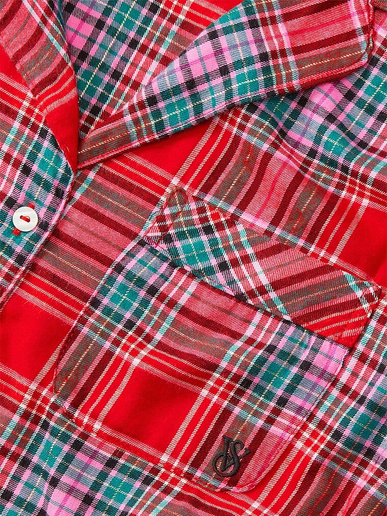 Піжама Victoria's Secret Flannel Short Pajama Set 817445R3M фото