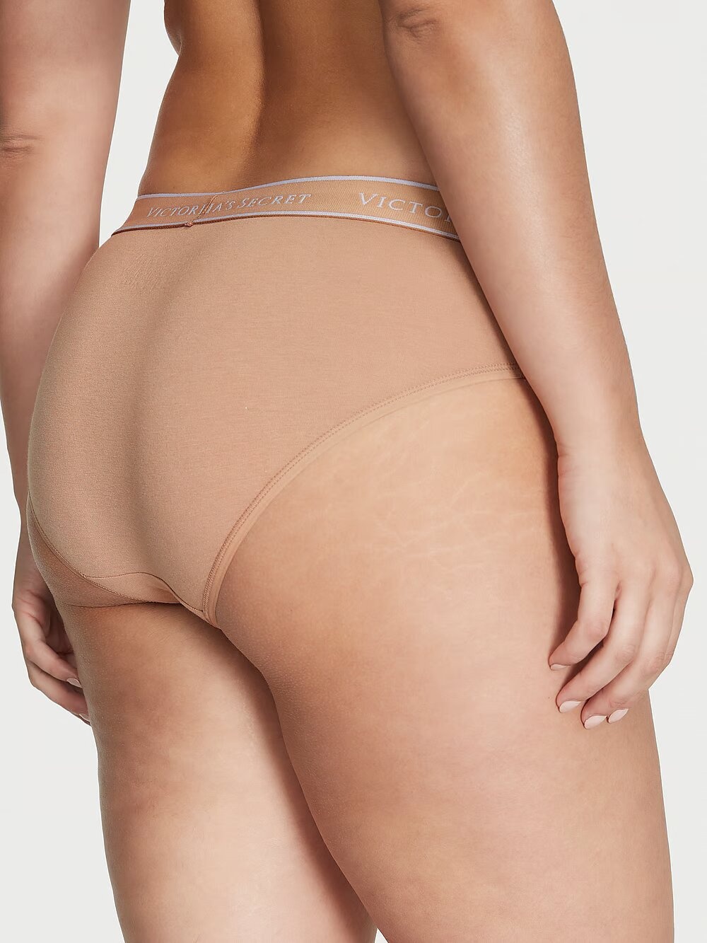 Хлопковые трусики Victoria's Secret Logo Cotton Hiphugger Panty 415923SEQ фото