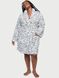 Короткий теплый халат от Victoria's Secret Logo Short Cozy Robe 402108S9G фото 2