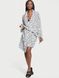 Короткий теплый халат от Victoria's Secret Logo Short Cozy Robe 402108S9G фото 1