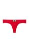 Бавовняні трусики Victoria's Secret Cotton Shine Patch Thong Panty (червоні) 910033QD4 фото 3