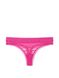 Кружевные трусики тонг Victoria's Secret Logo Lace Thong Panty 417972QAX фото 3