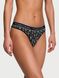 Хлопковые трусики тонг Victoria's Secret Logo Cotton Thong Panty 415830QCP фото 1