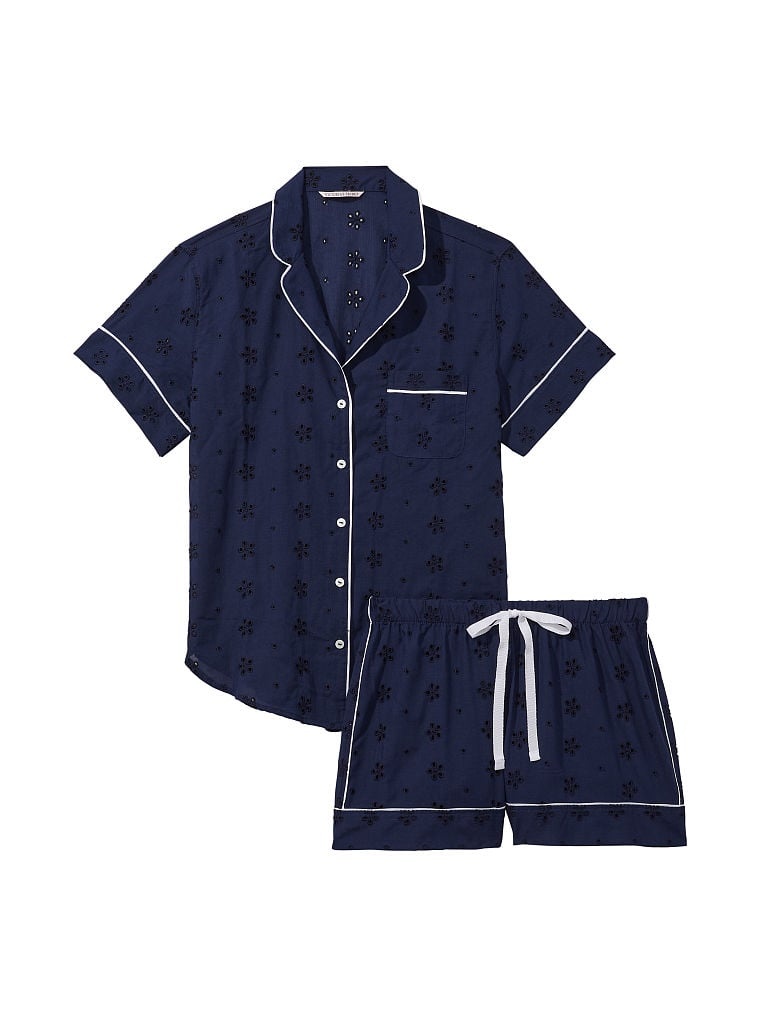 Хлопковая пижама VICTORIA'S SECRET Cotton Short Pajama Set 418406QBZ фото