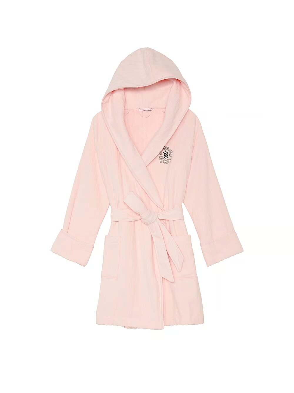 Махровий халат Victoria's Secret Terry Hooded Short Robe 418390QE7 фото