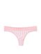 Хлопковые трусики тонг Victoria's Secret Logo Cotton Thong Panty 415830QD3 фото 3