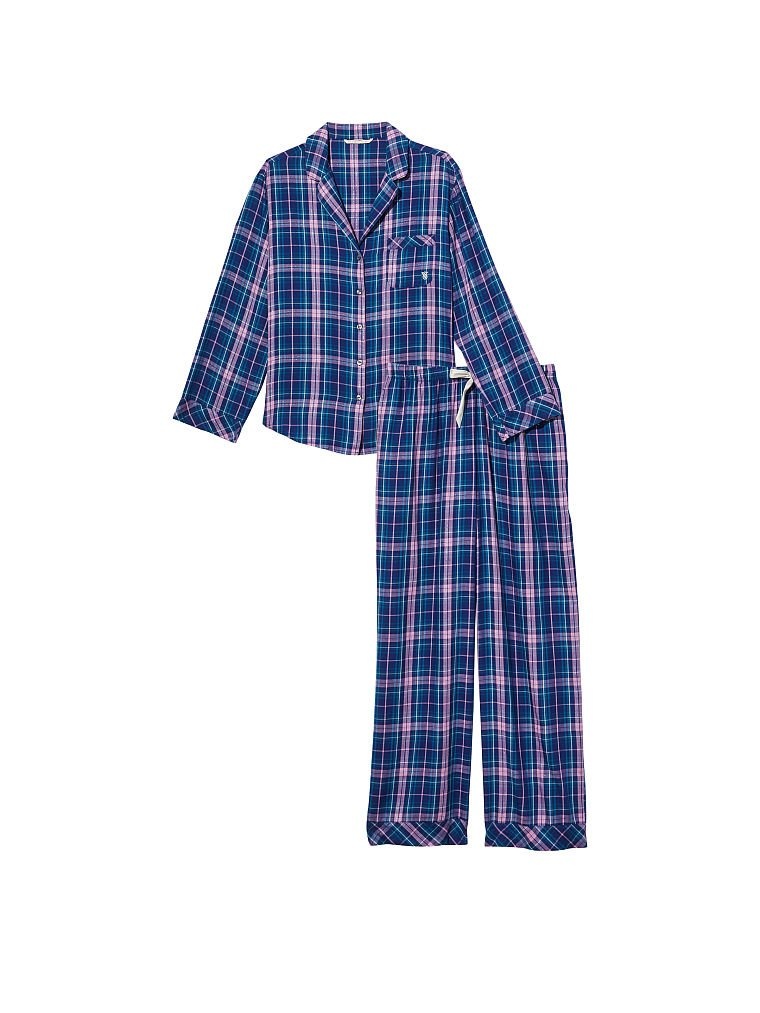 Фланелева піжама Victoria's Secret Flannel Long Pajama Set 817384R3M фото