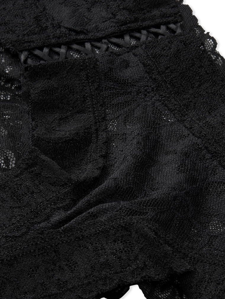 Трусики чіки Victoria's Secret Floral Lace Cheeky Panty 540176QB4 фото