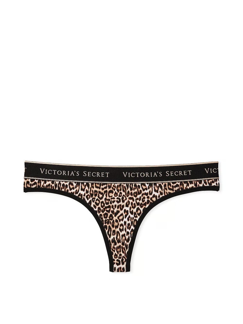 Бавовняні трусики тонг Victoria's Secret Logo Cotton Thong Panty 602120QEV фото