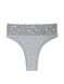 Бавовняні трусики Victoria's Secret Lace Waist Cotton Brazilian Panty 598058QBV фото 3
