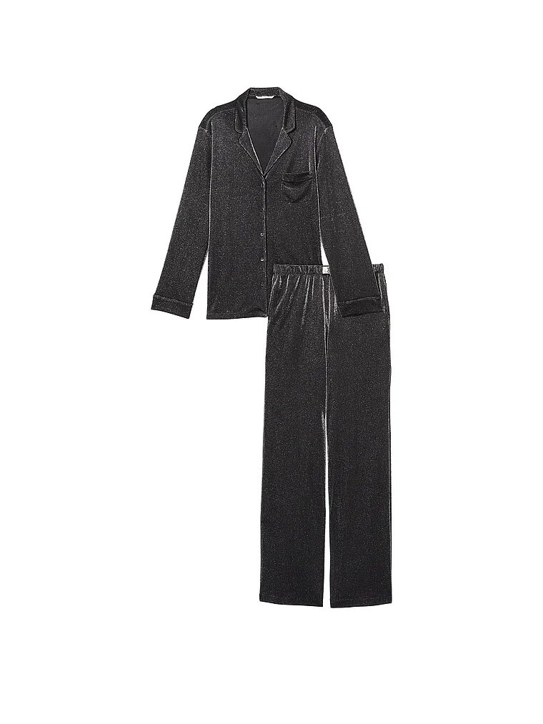 Піжама Victoria's Secret Shimmer Knit Long Pajama Set 905043QAB фото