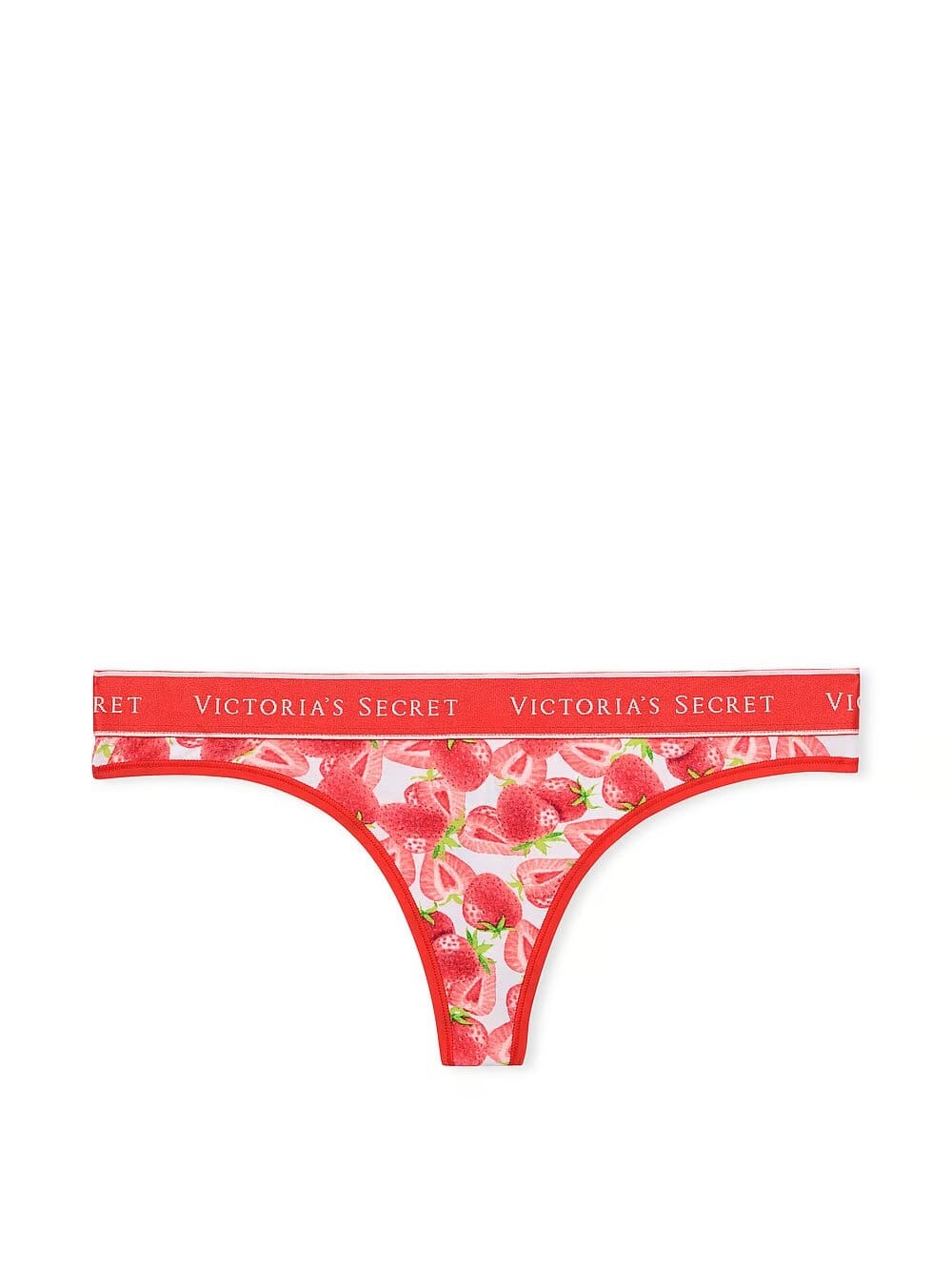 Хлопковые трусики тонг Victoria's Secret Logo Cotton Thong Panty 415918QFQ фото