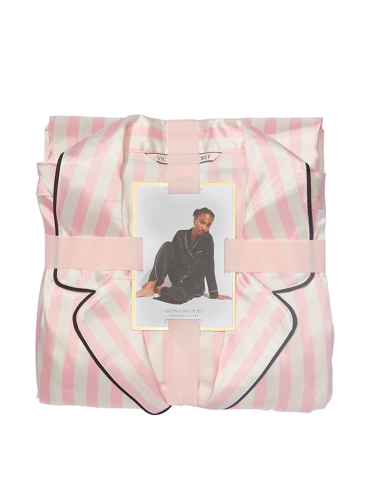 Атласна піжама Victoria's Secret Satin Long Pajama Set 406057QNT фото