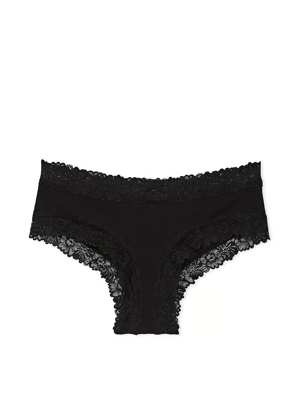 Хлопковые трусики чики PINK Wink Lace-Trim Cheeky Panty 419753QB4 фото