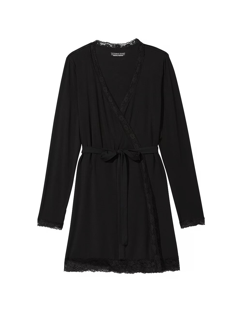 Халат трикотажный Victoria's Secret Modal Lace-Trim Robe 337817QB4 фото