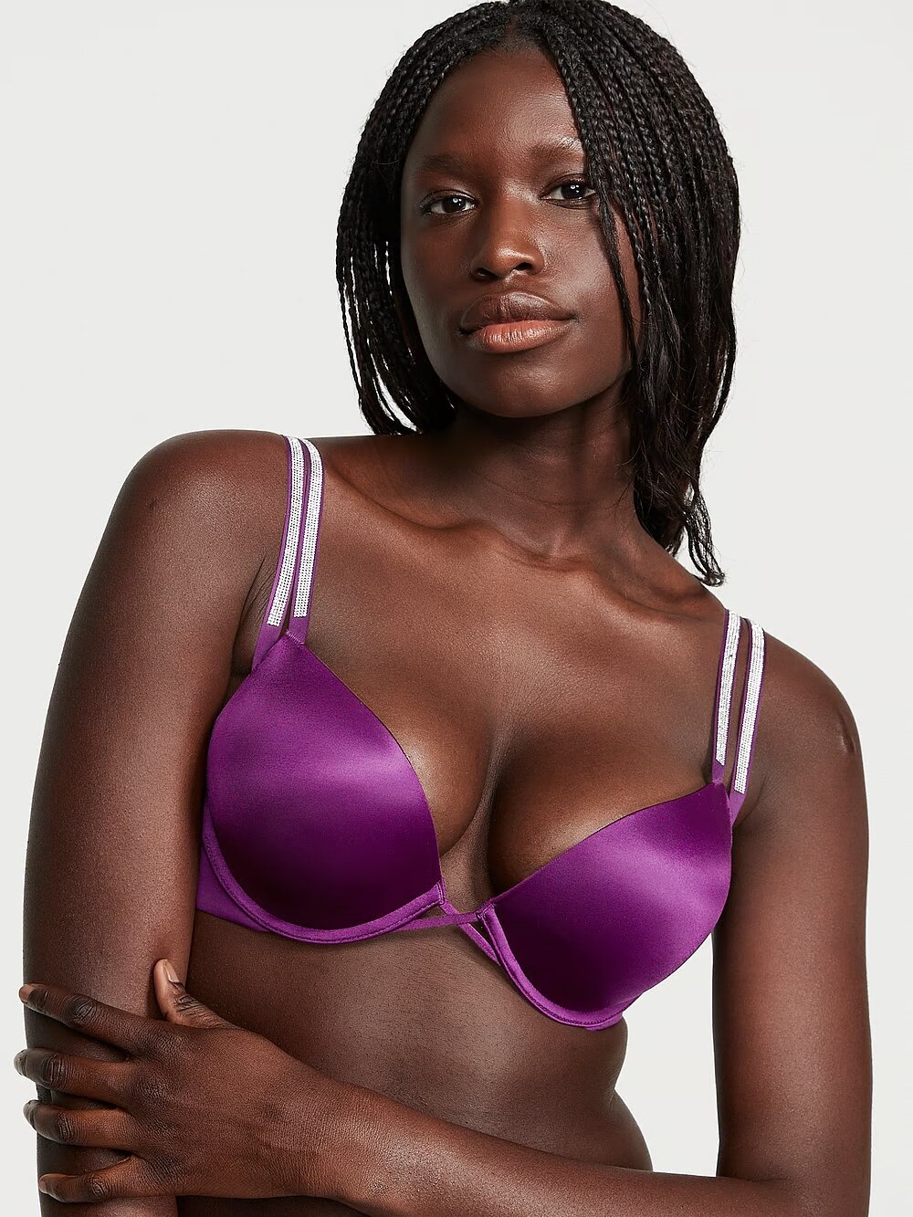 Комплект білизни Victoria's Secret Very Sexy Bombshell Add-2-Cups Double Shine Strap Push-Up Bra 904533QCJ фото